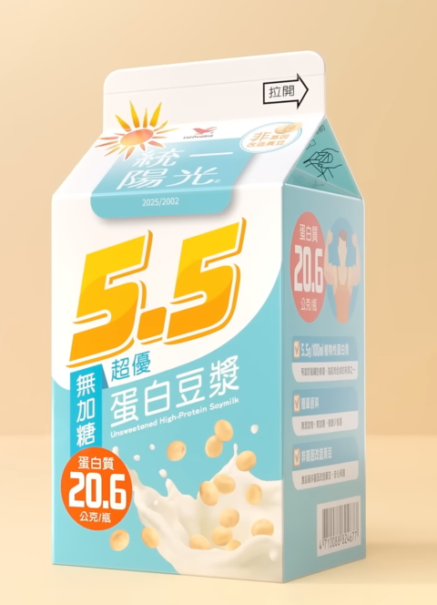 統一無加糖超優蛋白豆漿