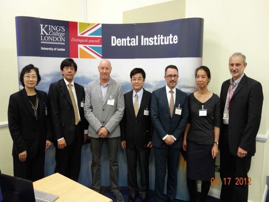 李光申醫師率團訪問英國倫敦國王學院