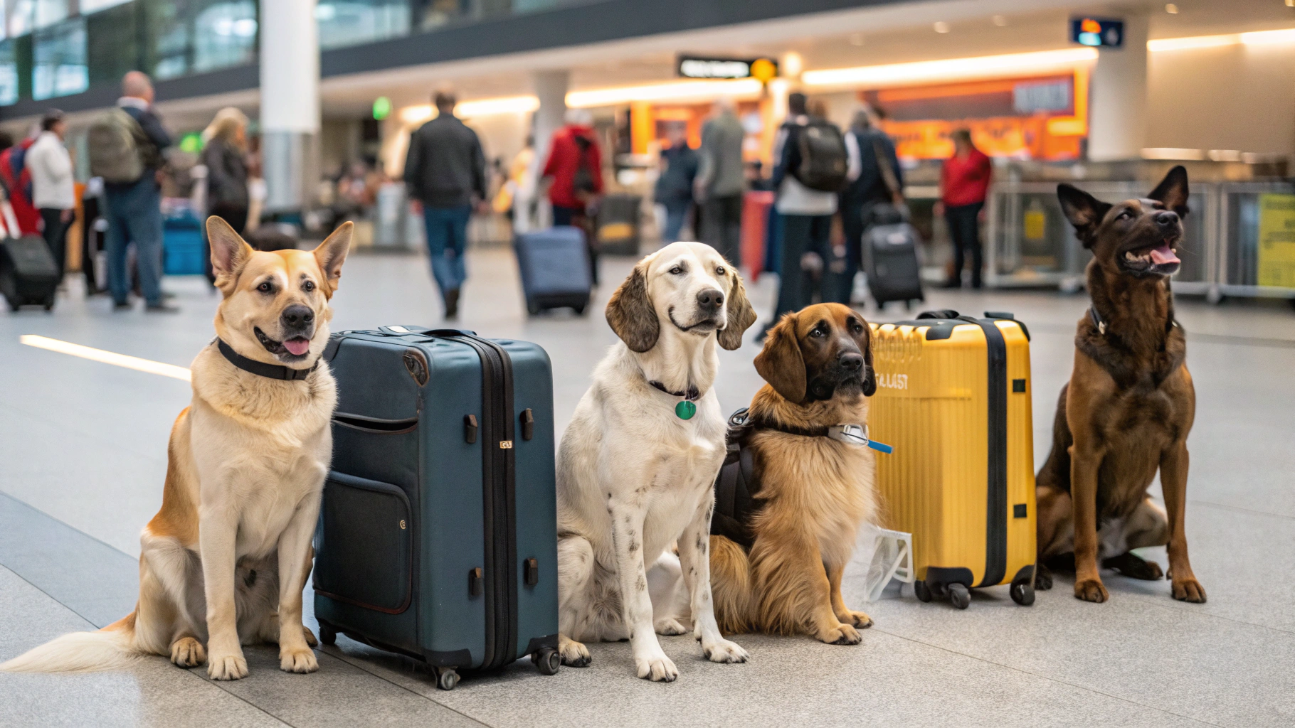 嗅覺超群的無聲守護者:機場緝毒犬的一天 3 緝毒犬