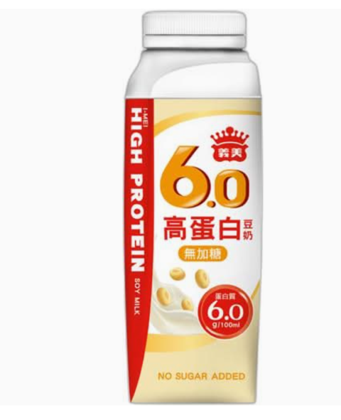 義美 6.0 高蛋白無加糖豆奶
