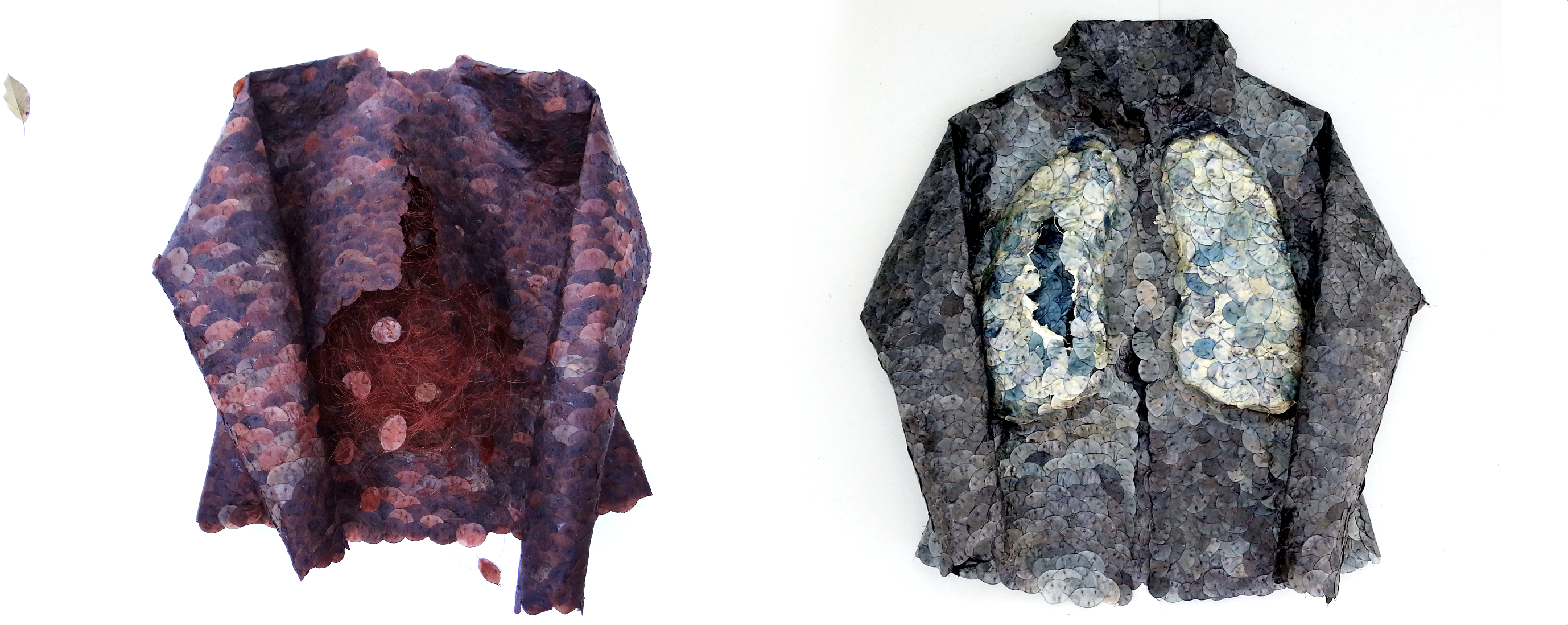 Valentina Stefanescu「BLACK ANATOMY (LEFT) BUTTERFLIES (RIGHT)」|永續時尚之旅 2 Valentina Stefanescu_SUSFUTURE2024 國際永續時尚設計展