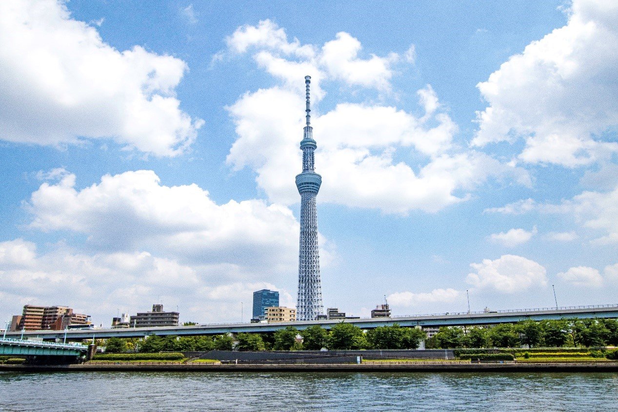 著名的東京晴空塔外觀。（©TOKYO-SKYTREE）