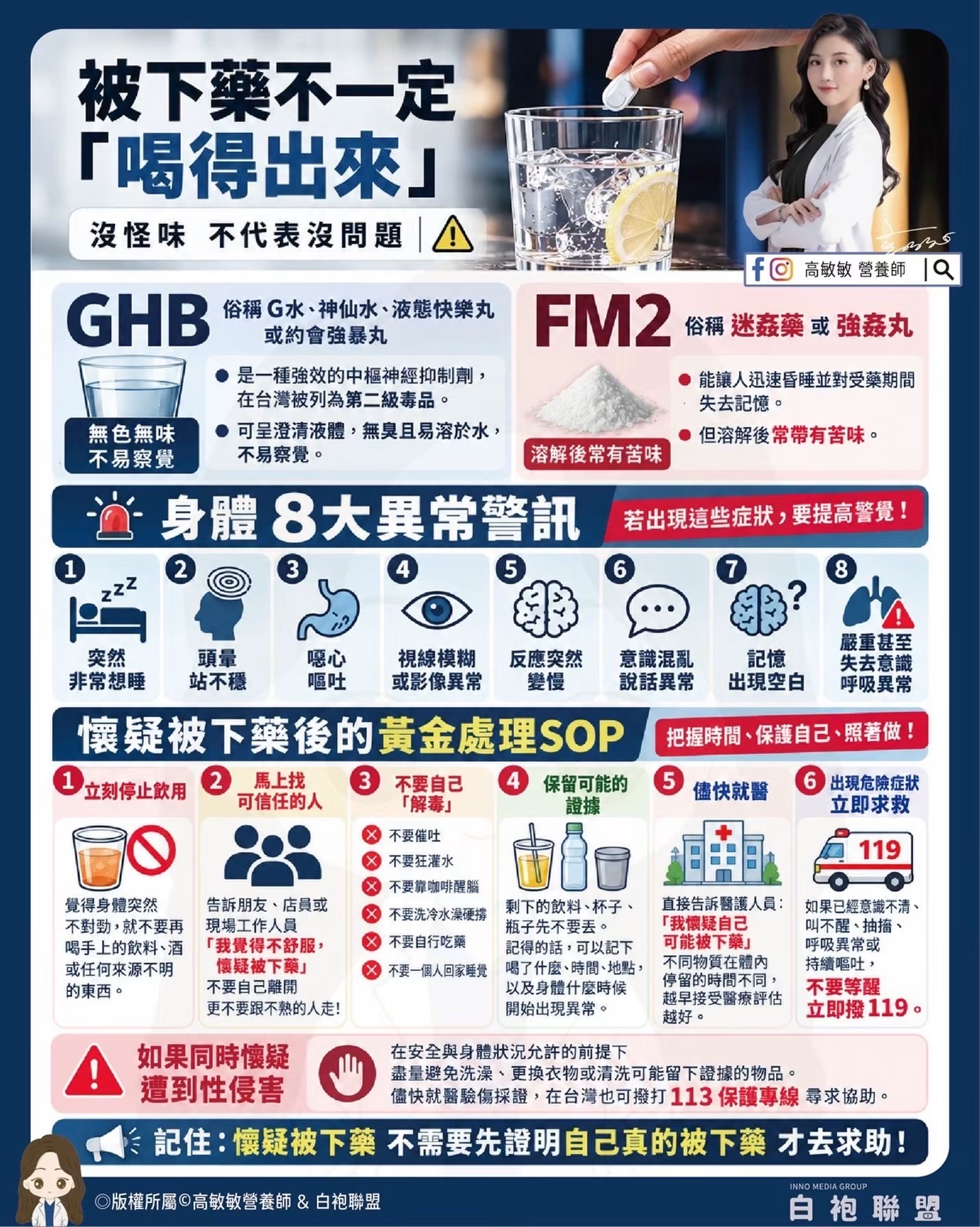 被下藥不一定喝得出來！