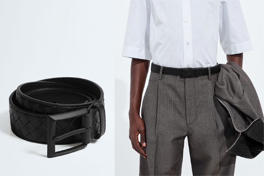 Bottega Veneta Solo Belt 編織牛皮皮帶