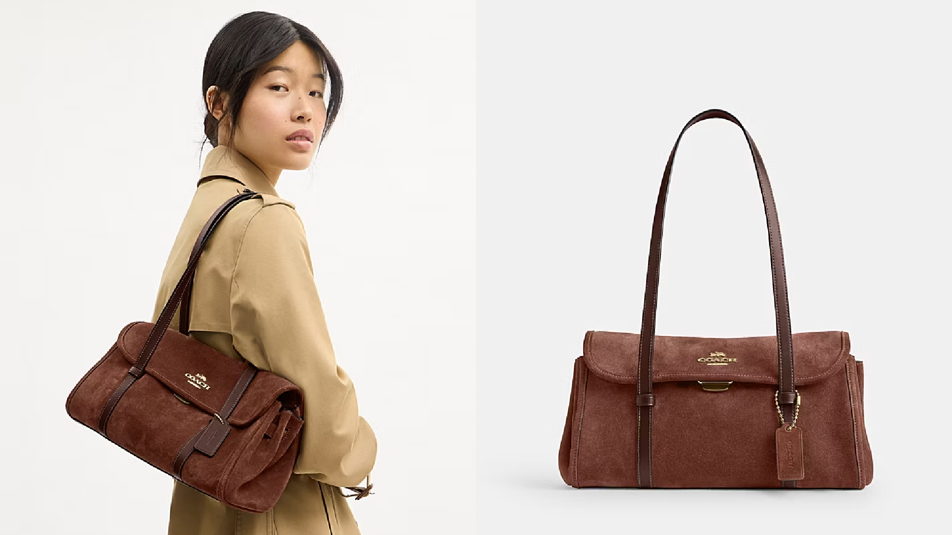 BRIDGET 翻蓋單肩手袋