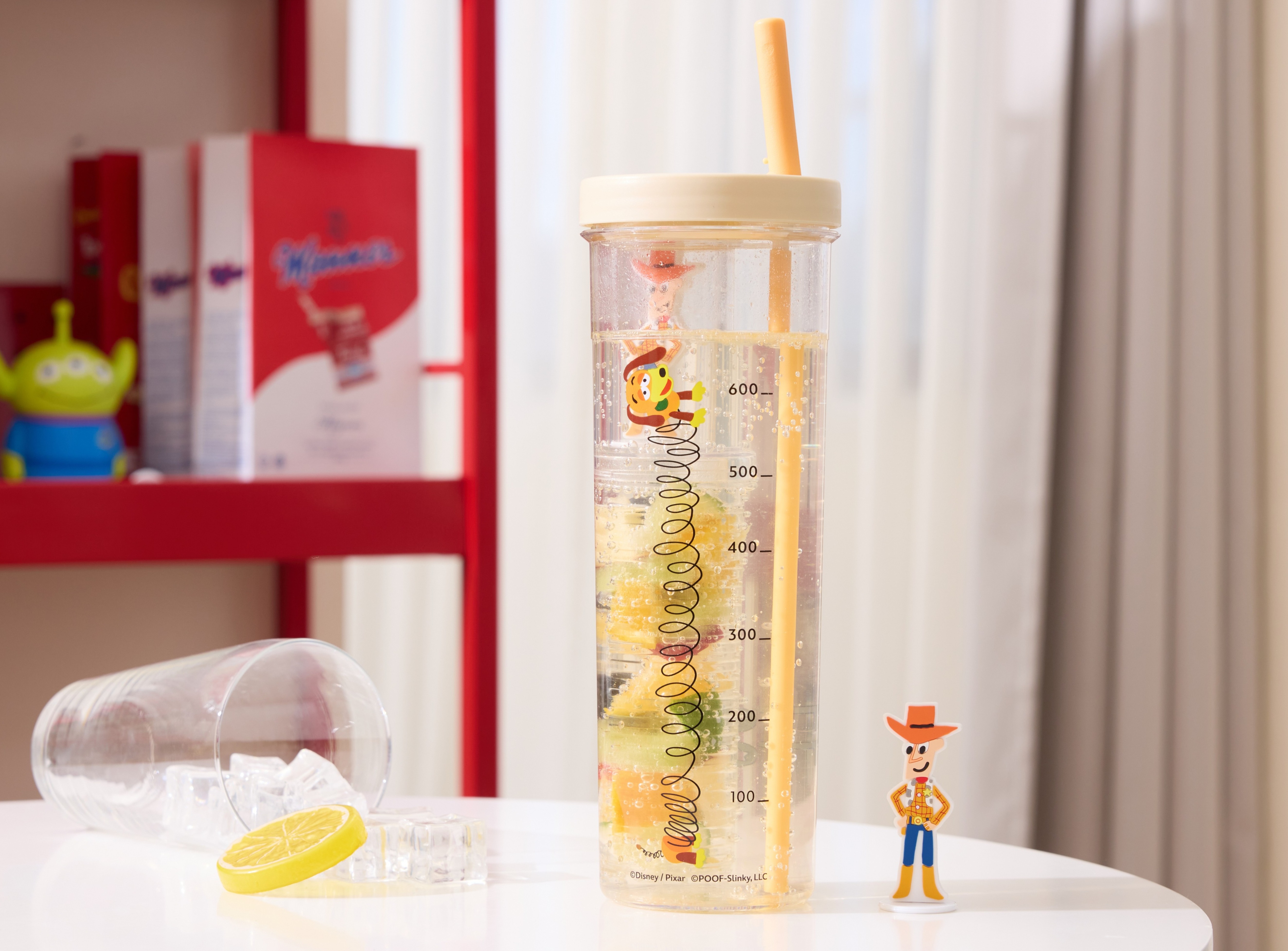 胡迪彈簧狗款 透明隨行杯